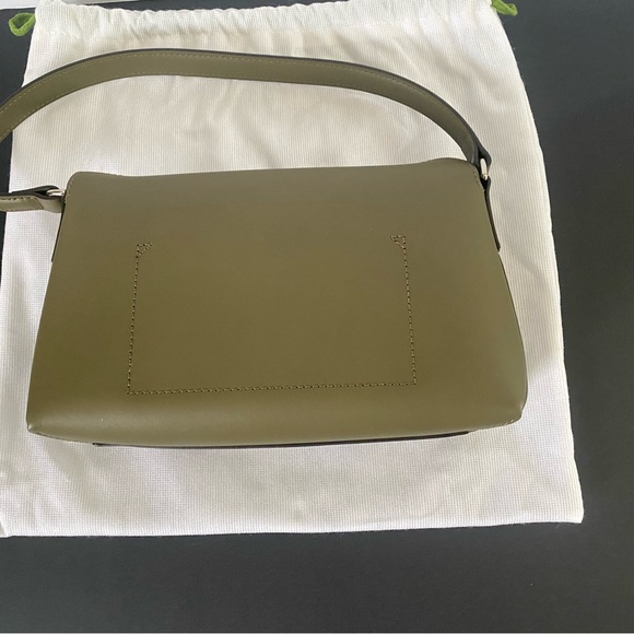 Longchamp Olive Green Le Roseau Small Hobo Bag - Picture 5 of 8